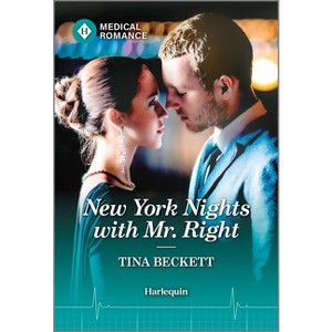 New York Nights with Mr. Right - (Sexy Surgeons in the City) Large Print by  Tina Beckett (Paperback) - 1 of 1