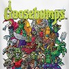 Mens Goosebumps Horror Mask Shirt - Goosebumps Book List Front and Back Mens Long Sleeve T-Shirt - 2 of 4