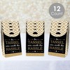 Big Dot of Happiness Tassel Worth The Hassle - Gold - Graduation Gift Favor Bags - Party Goodie Boxes - Set of 12 - image 2 of 4