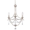 Crystorama Lighting Metro 3 - Light Chandelier in  Antique Silver - 2 of 4