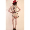 Women's Floral Pocket Romper - umgee M - 3 of 4