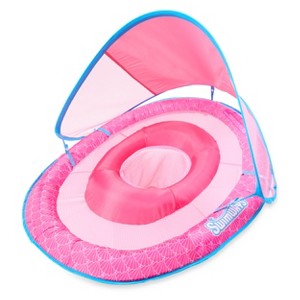 Swimways Sun Canopy Spring Float with Hyper-Flate Valve: Baby Pool Lounger - 1 of 4