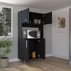 NicBex Storage Buffet Cabinet 67" Kitchen Pantry Sideboard Cabinet with Microwave Storage Option, 3 Interior Shelves, 2 External Storage Shelves - 4 of 4