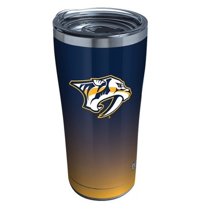 NHL Nashville Predators 20oz Ombre Stainless Steel Tumbler with Lid