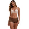 INSPIRE CHIC Women's High Waist Seamless Boyshorts Elastic Waistband Ice Silk Breathable Comfy Shorts - 4 of 4