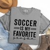 Simply Sage Market Soccer Is My Favorite Season Garment Dyed Tee - 3 of 4