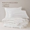 Gulches Twin/Twin XL 2 Piece Microfiber French Country Comforter set,White - 2 of 4