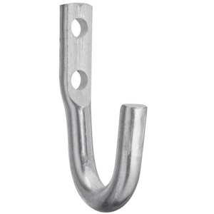 National Hardware Zinc-Plated Silver Steel 2 in. L Rope/Tarp Hook 100 lb 1 pk - 1 of 1