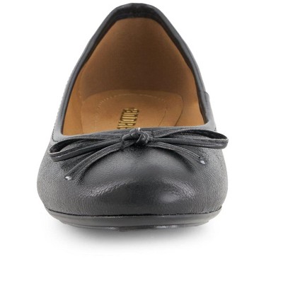 Женские балетки Andrea Ballet Flats With Bow 36064 Black 9 — фото 4