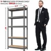 Yaheetech 5 Tiers Boltless Storage Shelf Metal Shelving Unit - 3 of 4