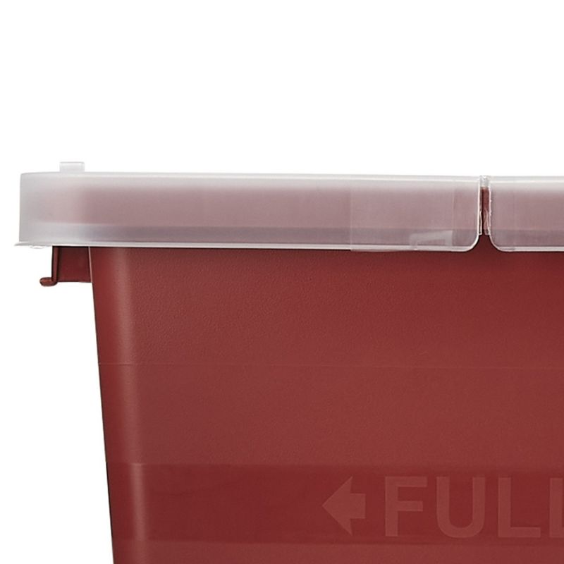 SharpSafety Sharps Container 8 Gallon, 3 of 5