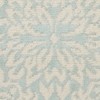 Aqua Floral Power Loom Area Rug - 4 of 4