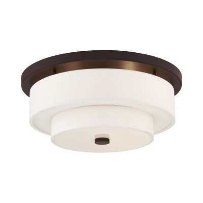 Livex Lighting Meridian 4 - Light Flush Mount in  Bronze