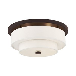 Livex Lighting Meridian 4 - Light Flush Mount in  Bronze - 1 of 4