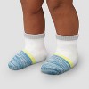 Fruit of the Loom Baby Boys' 10pk Beyondsoft Grow and Fit Ankle Socks - Green/Blue - image 3 of 4