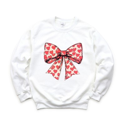 Simply Sage Market Women's Graphic Sweatshirt Coquette Hearts