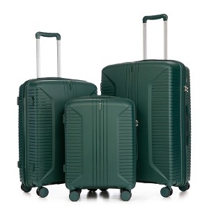 KWPZQEB Luggage Sets 3 Piece Hardside Suitcase with Spinner Wheels & Tsa Lock (20in/24in/28in) - 1 of 4