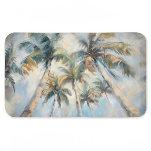 Stupell Industries Swaying Palms Abstract Printed Anti-Fatigue Floor Mat, design by Ramona Murdock, 30"x18" - 1 of 4