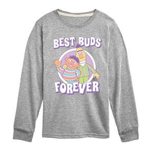 Boys' - Sesame Street - Best Buds Forever Long Sleeve Graphic T-Shirt - 1 of 3