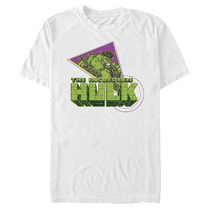 Men's Marvel Hulk Brick Name T-Shirt - 1 of 4