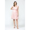 Hello Miz Women's Floral Lace Maternity Dress with Ribbon - 3 of 3