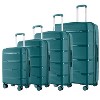 IZOD Dawn 4-Piece Polycarbonate Expandable Luggage Set with 360° Dual Spinning Wheels & Combo Lock - 32", 28", 24", 20 - 3 of 4