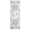 Vintage Machine Washable Area Rug Non Slip Soft Low Pile Rug Distressed Printed Rug Stain Resistant Non Shedding Ultra Thin Carpet - 4 of 4