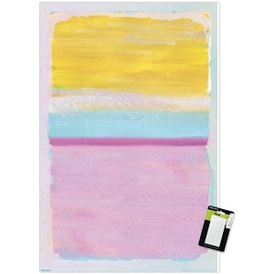 Trends International Reinders: Abstract - Colorful Squares in Pink and Yellow Unframed Wall Poster Prints - 1 of 4