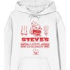 Minecraft Movie Steve's Lava Adult White Long Sleeve Hoodie - 2 of 3