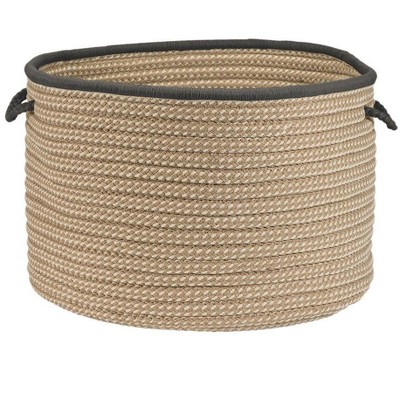 Colonial Mills Boat House BT29A014X010 Utility Basket, 14" x 14" x 10", Gray