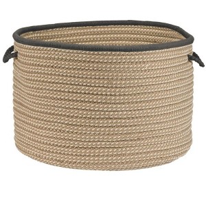 Colonial Mills Boat House BT29A014X010 Utility Basket, 14" x 14" x 10", Gray - 1 of 1