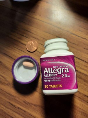 Allegra 24 Hour Allergy Relief Tablets - Fexofenadine Hydrochloride : Target