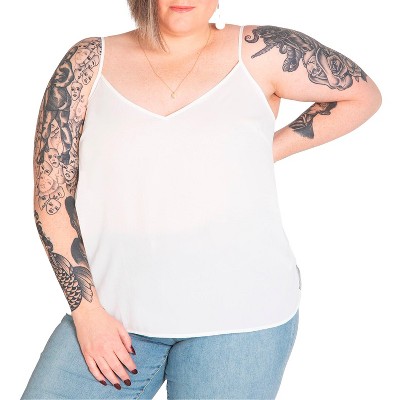 ELOQUII Women's Plus Size V-Neck Cami
