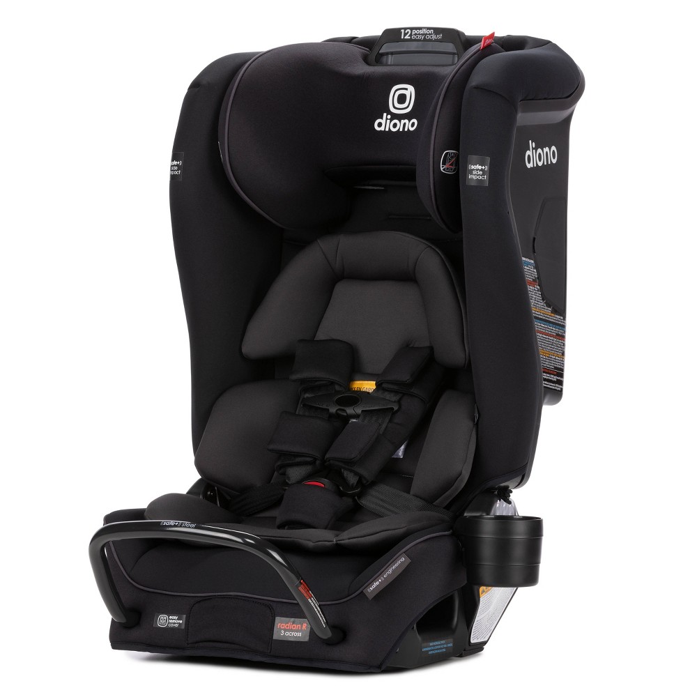 Photos - Car Seat Diono Radian 3RXT Safe + Latch Convertible  - Jet Black 