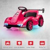 Kids Electric Go-Kart with 7AH Battery, Ride-On Race Car with Remote Control, Safety Belt, Slow Start, LED Headlights & Music - 3 of 4