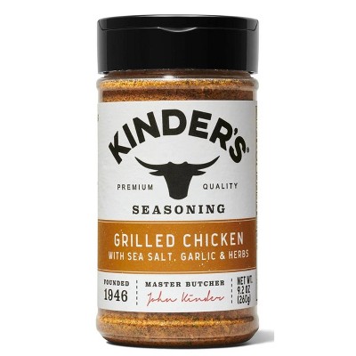 Kinder's Grilled Chicken Seasoning 9.2 Ounce (Bulk Size)