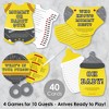 Big Dot of Happiness Grand Slam - Fastpitch Softball - 4 Baby Shower Games - 10 Cards Each - Gamerific Bundle - 2 of 4