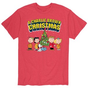 Men's - Peanuts - A Charlie Brown Christmas Short Sleeve Graphic T-Shirt - 1 of 4