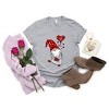 Simply Sage Market Women' Valentine Gnome Heart Short Sleeve Graphic Tee - 3 of 4