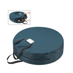 Elf Stor 5707 36" Wreath Canvas Grn Storage Bag - 1 of 4