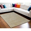 Yellow and Ivory Abstract Hand Woven Area Rug - 2 of 4