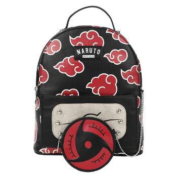 Naruto Akatsuki Itachi Backpack, Adult/Unisex/Multicolor
