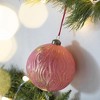 Whisen D3.9" Christmas Ball Ornaments, Glass Decorative Hanging Ball Christmas Tree Ornaments, Set of 6 - 3 of 4