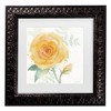 Trademark Fine Art Sheila Golden The Yellow Rose Matted Framed Art - 2 of 4