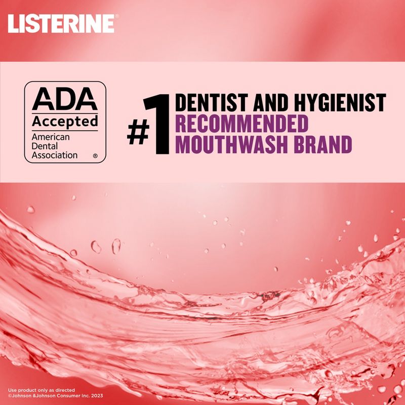 Listerine Clinical Solutions Gum Health Mouthwash for Antigingivitis and Antiplaque - 1L, 3 of 9