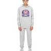 Everyday Kids Halloween Pullover Hoodie – Gamer Pumpkin with Headphones and Controller – Cozy Fall Sweatshirt for Boys, Heather Gray - 2 of 3