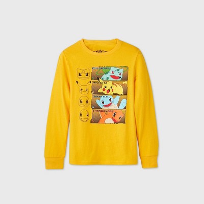 Boys Pokemon T Shirt Yellow Target - cute orange cat t shirt roblox