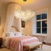 BAOURE Modern Black Tree Branch Chandelier 6-lights, 18.11in Linear Pendant Light Fixture for Dining Living Room Entryway Foyer Stairway Bedroom - 4 of 4