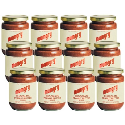 Mumgry Chocolate Peanut Butter Spread - Case of 12/13.23 oz