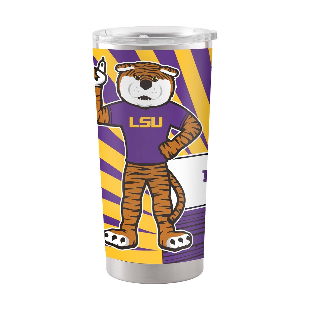 Photos - Glass NCAA LSU Tigers 20oz Mascot Stainless Steel Tumbler